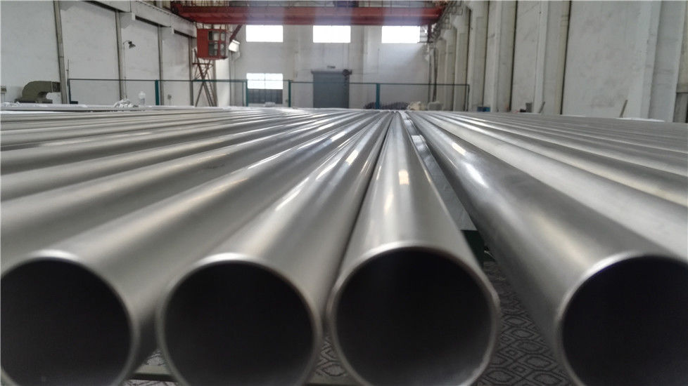 Cold Rolled Titanium Alloy Tube , Max Length 18m Small Diameter