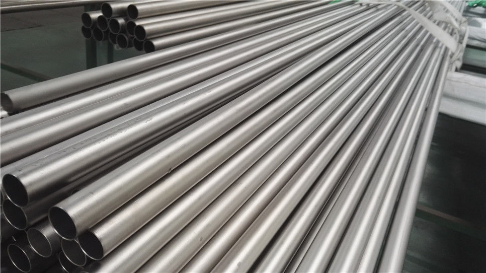 Grade 9 Seamless Titanium Tubing , High Accuracy Long Round Hollow Tube