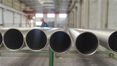 Corrosion Resisting Heat Exchanger Tube , Gr2 Gr9 Seamless Titanium Pipe